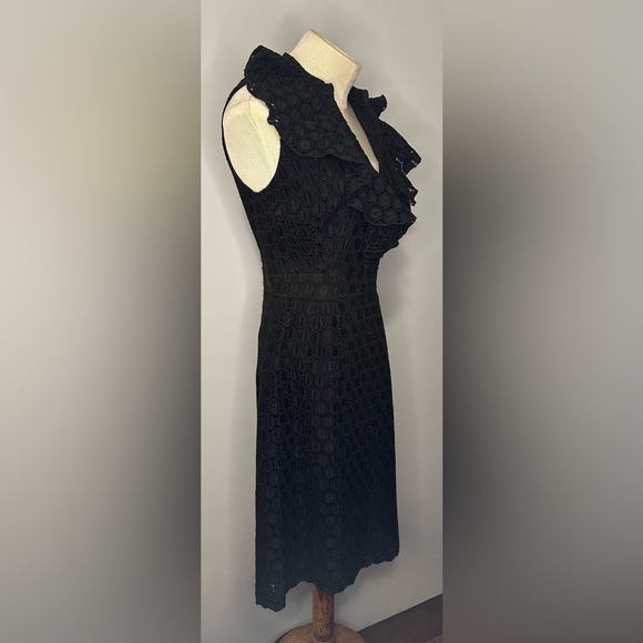 FINAL PRICE DROP Eyelet Flutter-front Dress - Picture 2 of 8